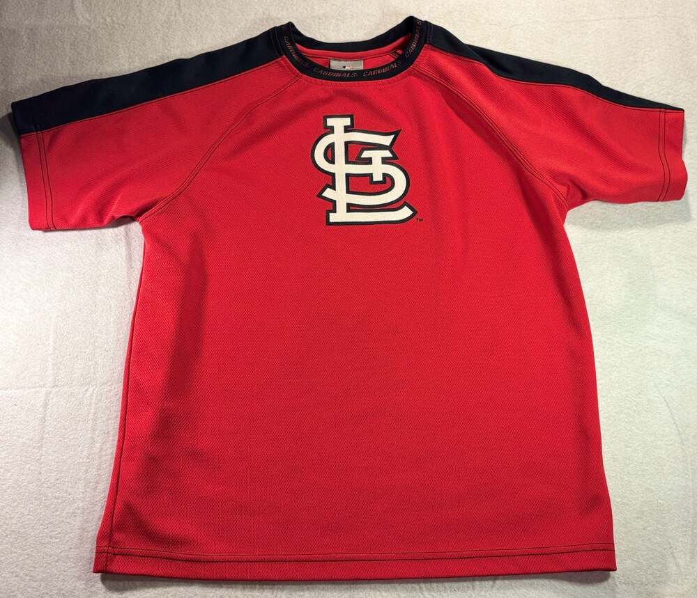 MLB Genuine Merchandise St. Louis Cardinals Athletic Performance Jersey Shirt Yo